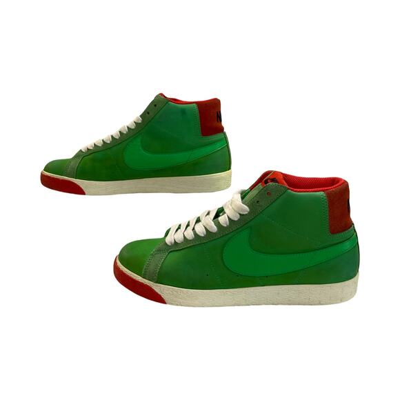 Nike SB Dunk High Pro Green Varsity Red 314070-331 Men’s Size 8 (2009) - Picture 9 of 10